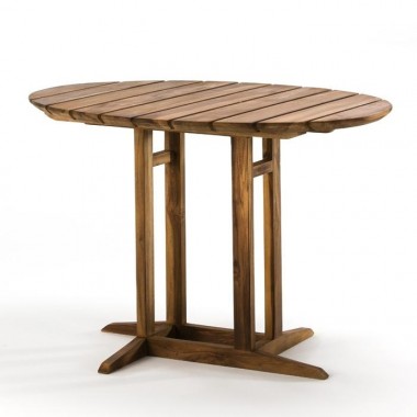 Mesa de comedor de madera de teca