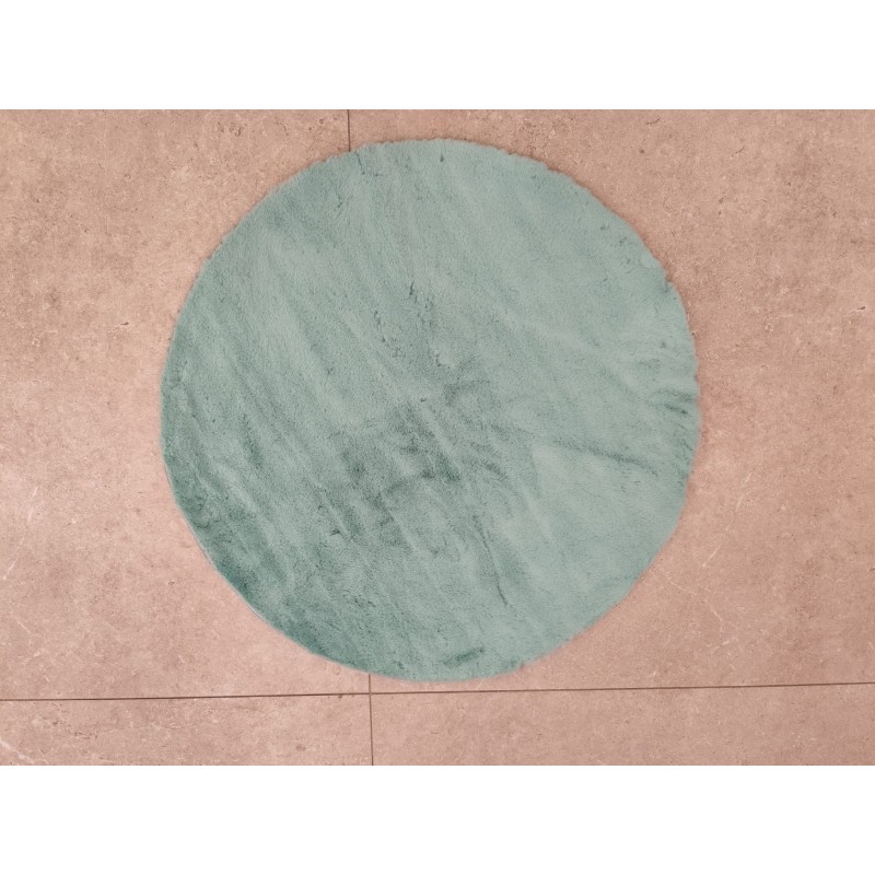 Alfombra verde turquesa lavable con pelo ultrasuave Alfombra verde turquesa lavable con pelo ultrasuave
