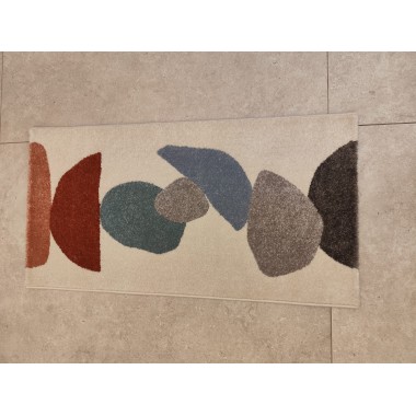 Alfombra dibujo multicolor 110 x 60 cm