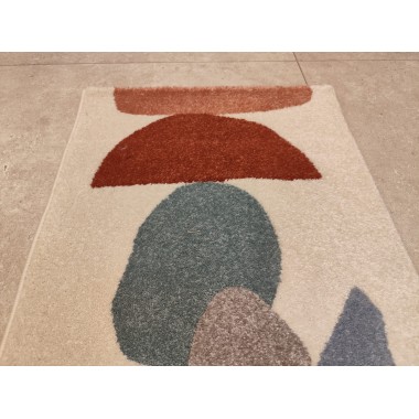 Alfombra dibujo multicolor 110 x 60 cm