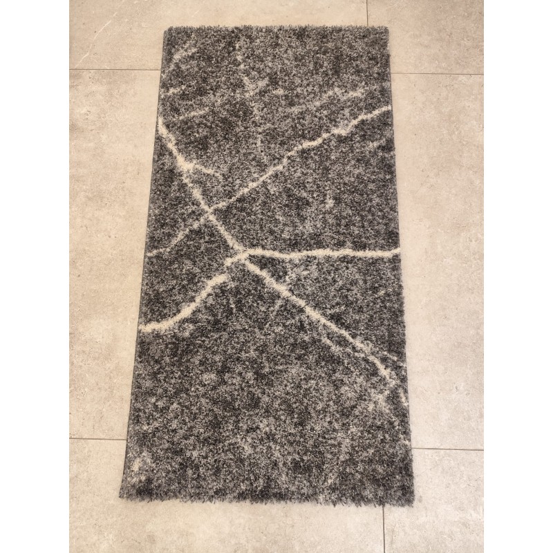 Alfombra gris estilo Shaggy 120 x 60 cm Alfombra gris estilo Shaggy 120 x 60 cm