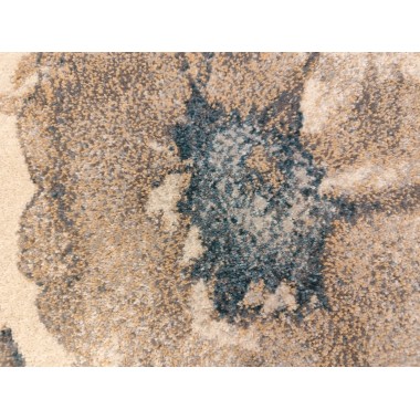 Alfombra con estampado floral 150 x 80 cm