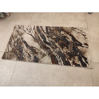 Alfombra de pelo simil mármol 150 x 80 cm