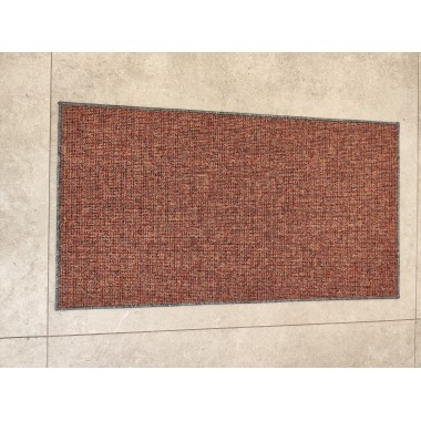 Alfombra jaspeada color caldera 110 x 60 cm