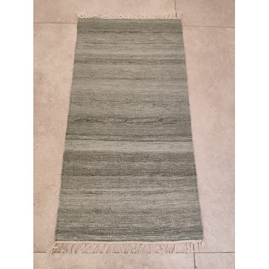 Alfombra jaspeada verde 120 x 60 cm