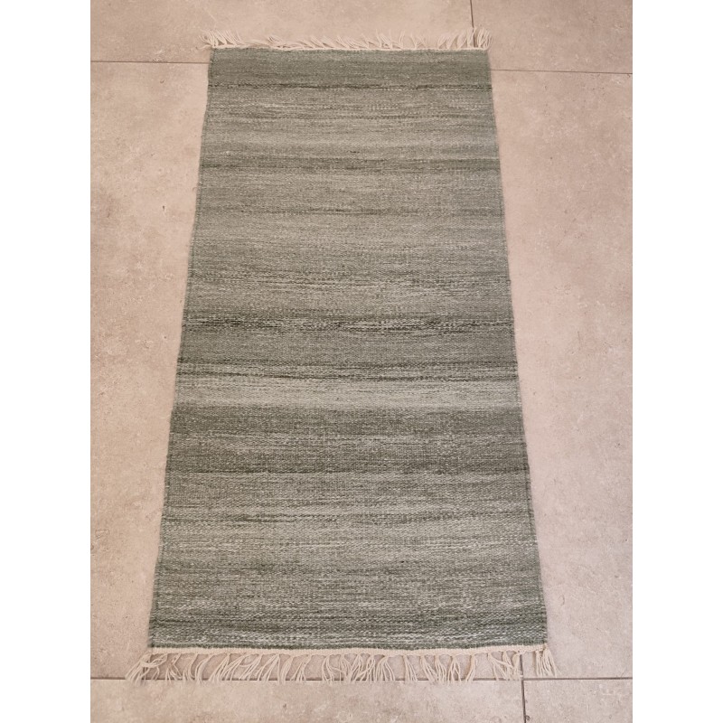 Alfombra jaspeada verde 120 x 60 cm