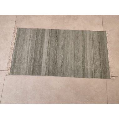 Alfombra jaspeada verde 120 x 60 cm